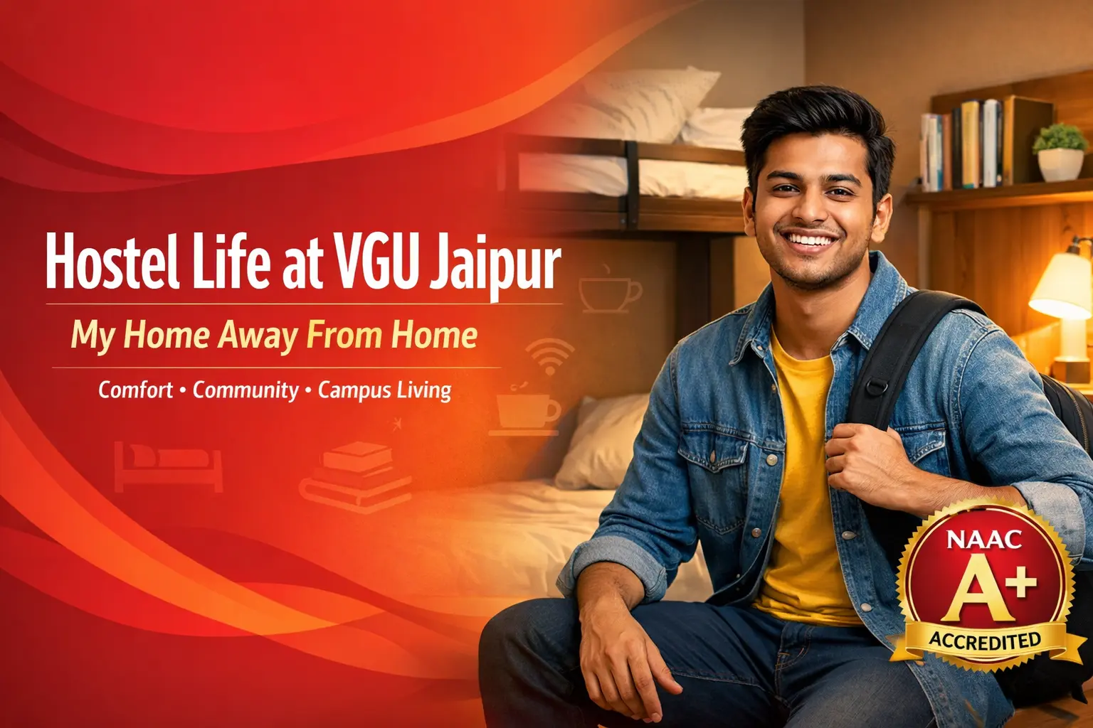 Hostel Life at VGU Jaipur: A Real Student Experience of Campus Living, Friends & Freedom